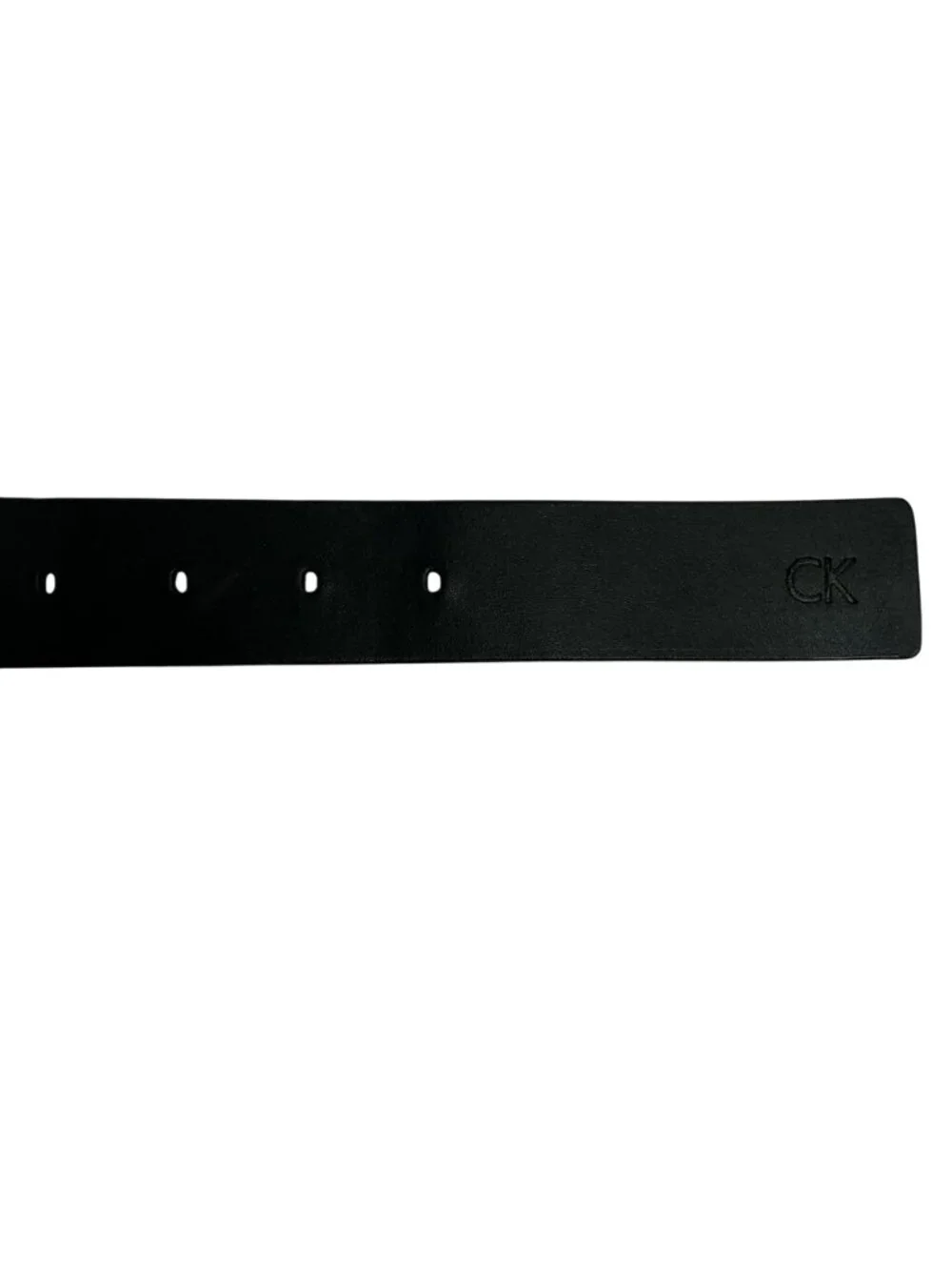 New Calvin Klein Reversible Genuine Leather Belt With Brass Buckle Mens Large Bl